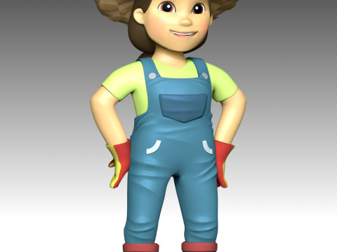 Farmer Yumi - PAW Patrol 3Dプリントモデル