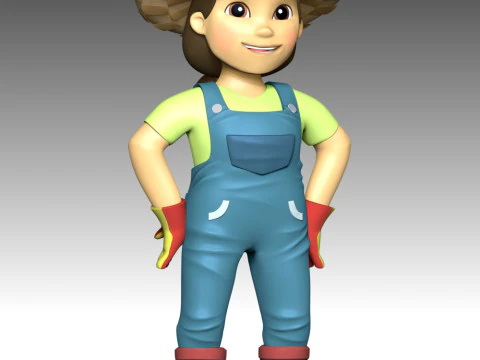 Farmer Yumi - PAW Patrol 3D Print Model