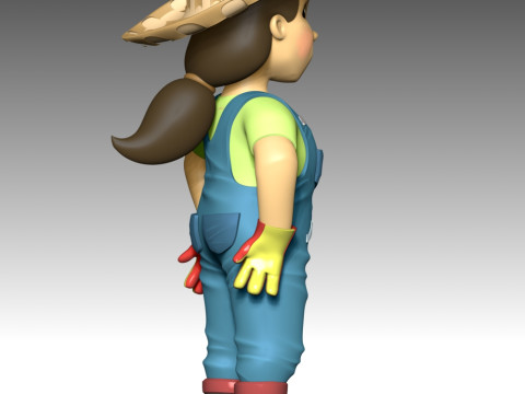 Farmer Yumi - PAW Patrol 3Dプリントモデル