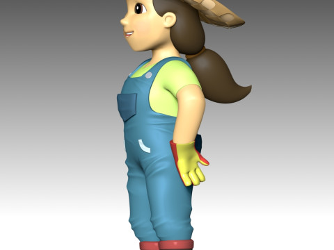 Farmer Yumi - PAW Patrol 3Dプリントモデル