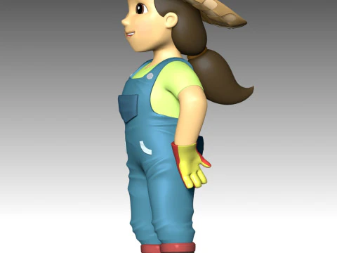 Farmer Yumi - PAW Patrol 3D Print Model