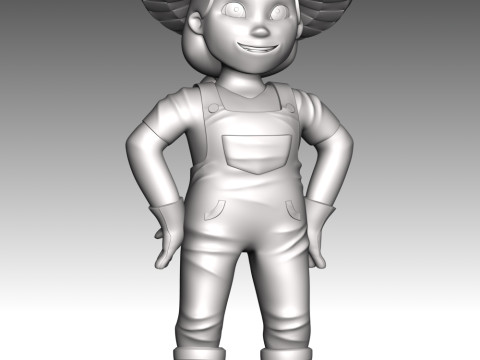 Farmer Yumi - PAW Patrol 3Dプリントモデル