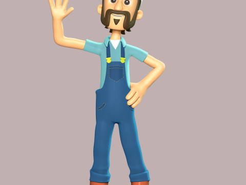 Farmer Al - PAW Patrol 3Dプリントモデル