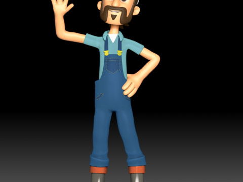 Farmer Al - PAW Patrol 3D प्रिंट मॉडल
