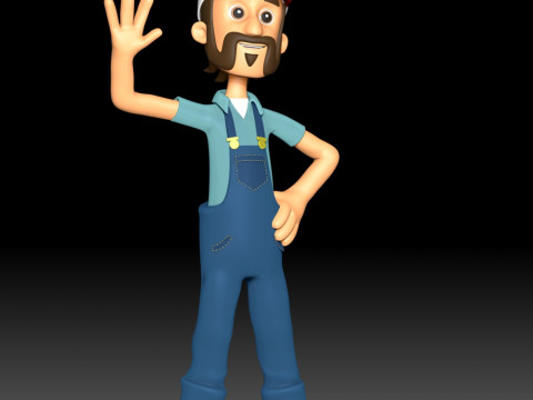Farmer Al - PAW Patrol 3D प्रिंट मॉडल