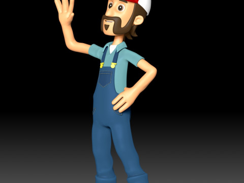 Farmer Al - PAW Patrol 3D प्रिंट मॉडल