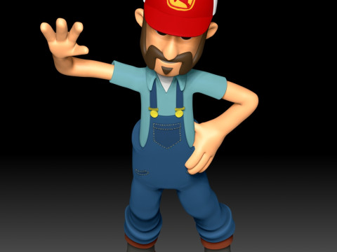 Farmer Al - PAW Patrol 3D प्रिंट मॉडल