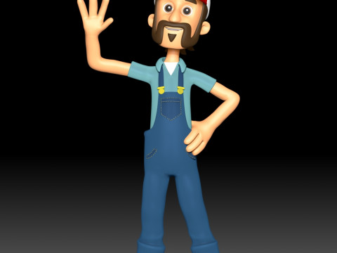 Farmer Al - PAW Patrol 3D प्रिंट मॉडल