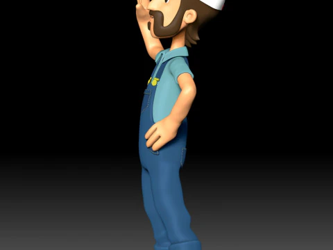 Farmer Al - PAW Patrol 3D Print Model