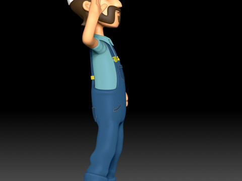 Farmer Al - PAW Patrol 3D प्रिंट मॉडल