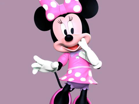 Minnie Mouse Modello di stampa 3D