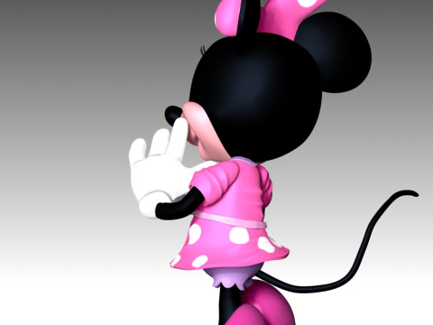 Minnie Mouse 3D Принт Модель