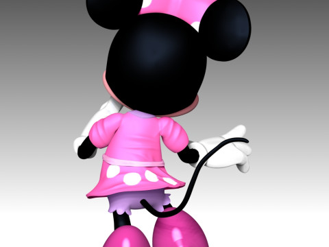 Minnie Mouse 3D Принт Модель
