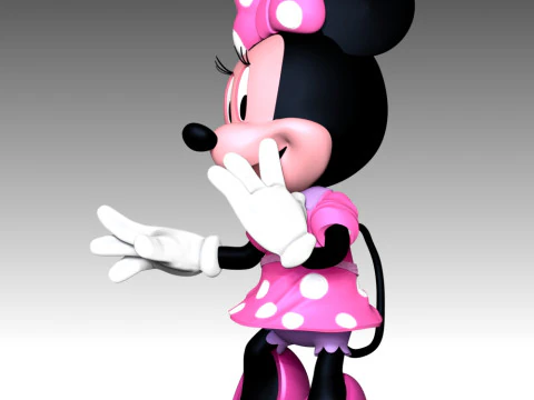 Minnie Mouse 3D Print Model