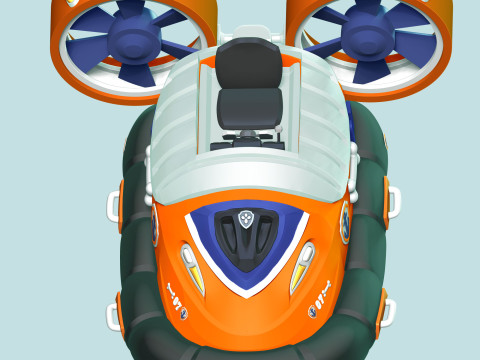 Zuma Airboat - Paw Patrol 3D Print Model