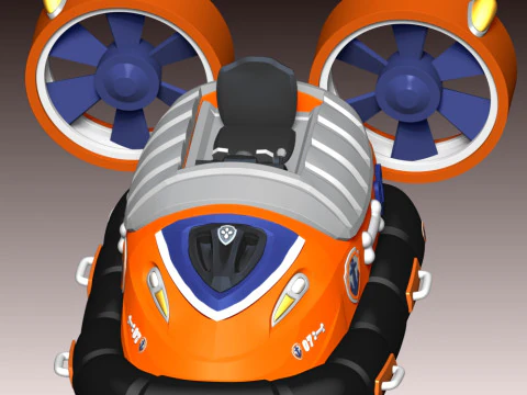 Zuma Airboat - Paw Patrol 3D Print Model