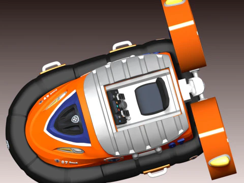 Zuma Airboat - Paw Patrol 3D Print Model