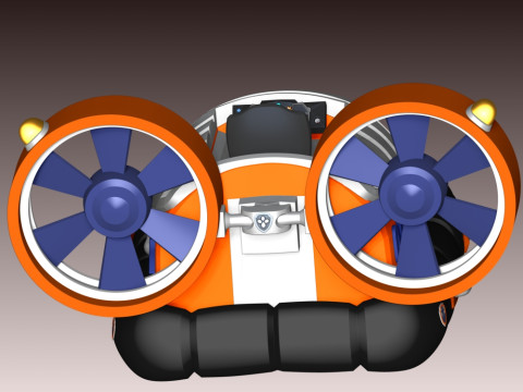 Zuma Airboat - Paw Patrol 3D Принт Модель