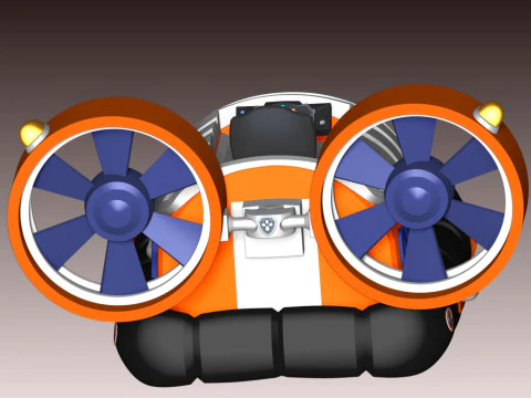 Zuma Airboat - Paw Patrol 3D Print Model