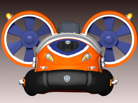 Zuma Airboat - Paw Patrol 3D Принт Модель