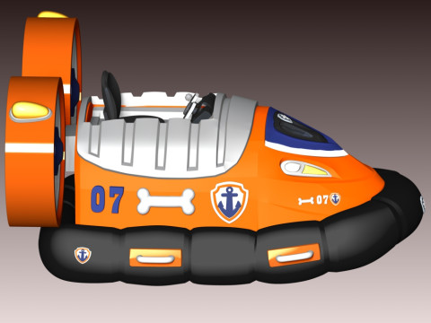 Zuma Airboat - Paw Patrol 3D Принт Модель