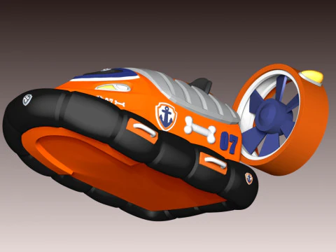 Zuma Airboat - Paw Patrol 3D Print Model