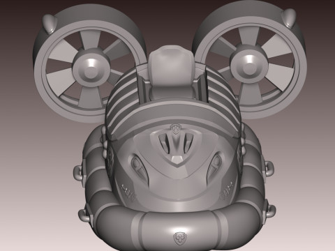 Zuma Airboat - Paw Patrol 3D Принт Модель