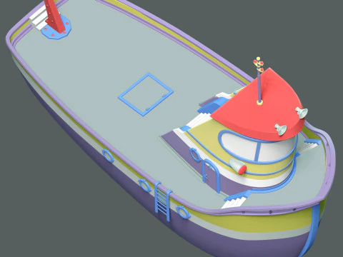 Captain Turbot The Flounder - PAW Patrol 3D Print Model