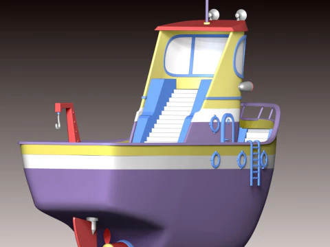 Captain Turbot The Flounder - PAW Patrol 3D Print Model