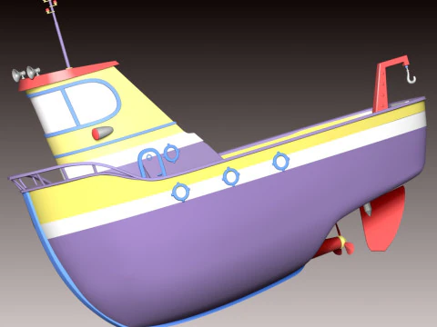Captain Turbot The Flounder - PAW Patrol 3D Print Model