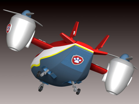The Air Patroller - PAW Patrol 3Dプリントモデル