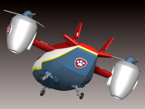 エアパトローラー - PAW パトロール 3Dプリントモデル