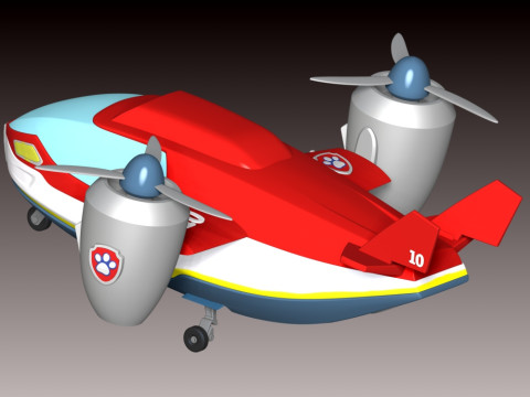 The Air Patroller - PAW Patrol 3Dプリントモデル