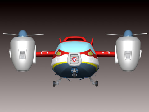 The Air Patroller - PAW Patrol 3Dプリントモデル