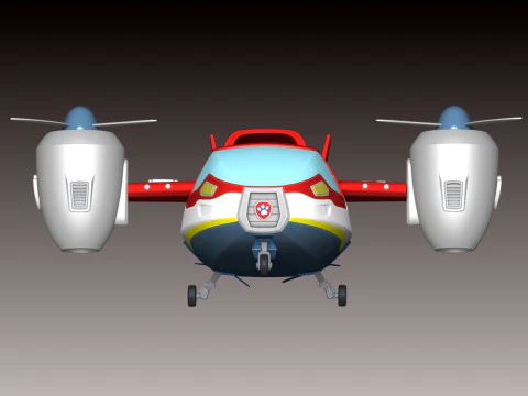 エアパトローラー - PAW パトロール 3Dプリントモデル