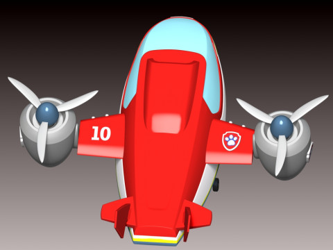 The Air Patroller - PAW Patrol 3Dプリントモデル