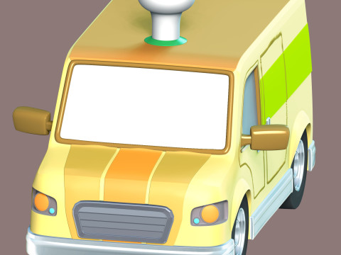 Mr Porter Delivery Van - Paw Patrol 3D Print Model