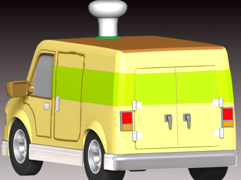 Mr Porter Delivery Van - Paw Patrol 3Dプリントモデル