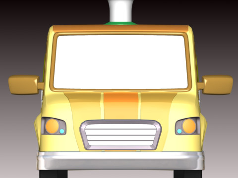 Mr Porter Delivery Van - Paw Patrol 3Dプリントモデル