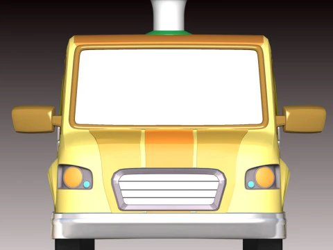 Mr Porter Delivery Van - Paw Patrol 3D Print Model