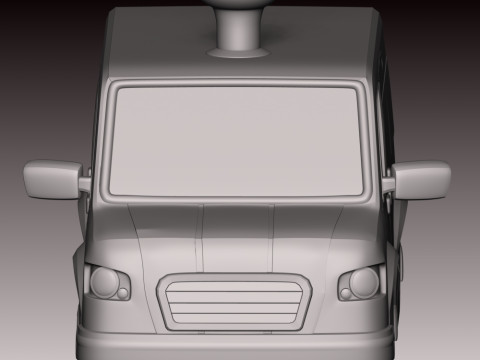 Mr Porter Delivery Van - Paw Patrol 3Dプリントモデル