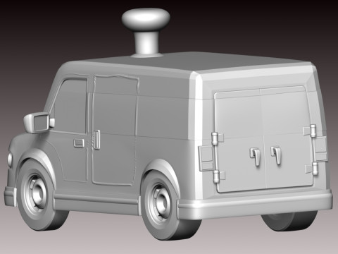 Mr Porter Delivery Van - Paw Patrol 3Dプリントモデル