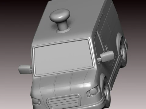 Mr Porter Delivery Van - Paw Patrol 3D Print Model