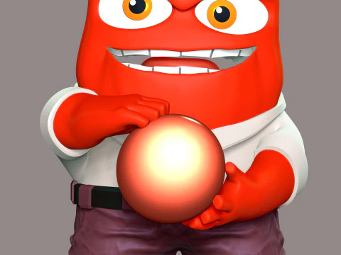 Гнів - навиворіт 3D Принт Модель