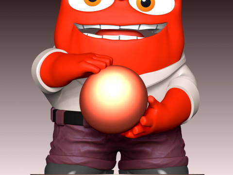 Anger - Inside Out 3D 打印模型
