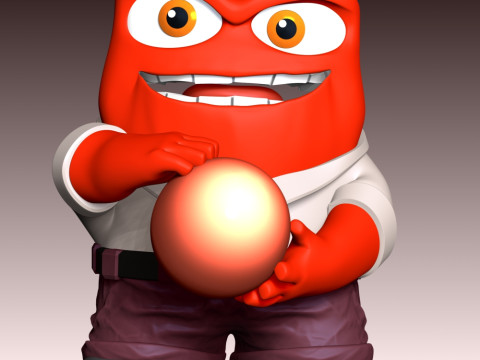 Anger - Inside Out 3D 打印模型