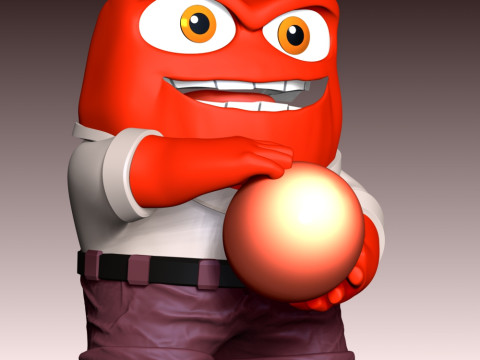 Anger - Inside Out 3D 打印模型