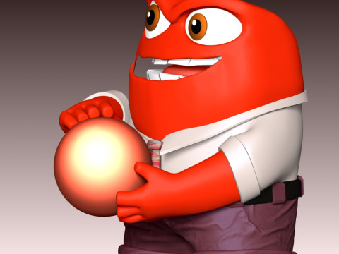 Anger - Inside Out 3D 打印模型