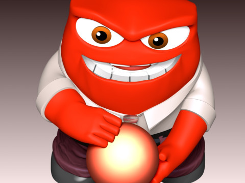 Anger - Inside Out 3D 打印模型