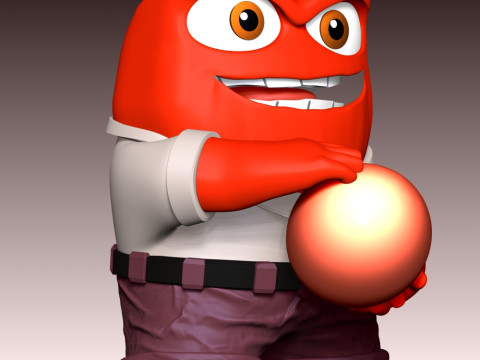 Anger - Inside Out 3D 打印模型